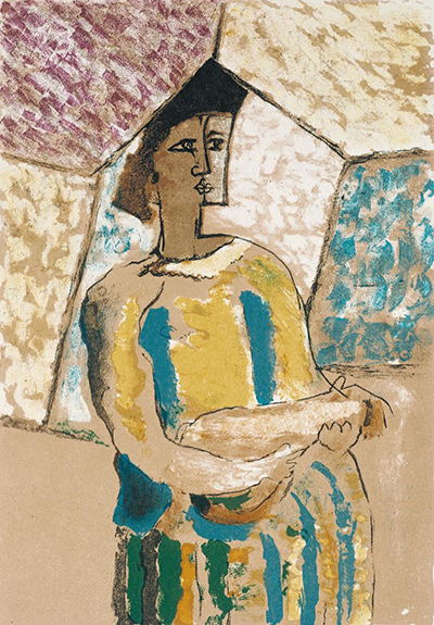 Woman with Mandolin (1945) Georges Braque